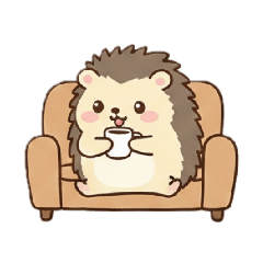 Working Hedgehog at the Office