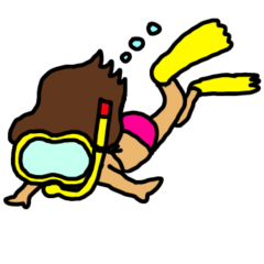 ビーチのギャルさん