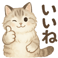 Cute Siberian Cat Daily Sticker