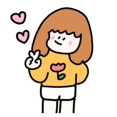 Cute girl stickers for Monday vibes.