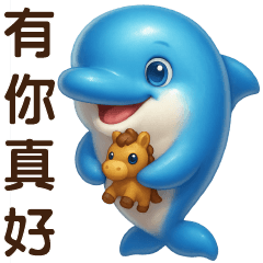 Cute dolphin*Useful everyday phrase*