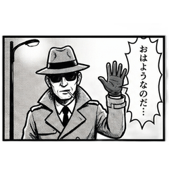 Hardboiled Detective's Cute Side