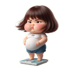 Adorable Chubby Girl is Hungry for M