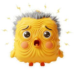 怖すぎて全身が固まったヒヨコ