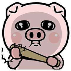 Title: Pop-up Deadpan Pig