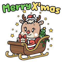Happy Christmas Reindeer