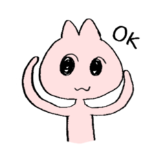 cat's nego sticker