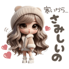冬ver.毎年使える女の子♡