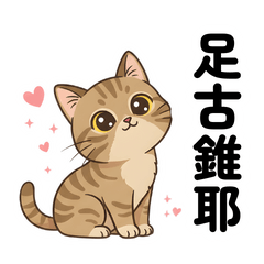 萌萌虎斑貓:撒嬌、討吃與日常