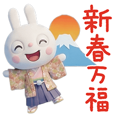 Winter Holidays Marshmallow Rabbit