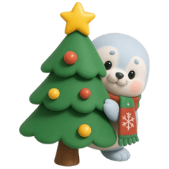 Mantate: A cute blue seal (No words)