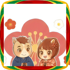 Japanese Style Zodiac Horse Greetings