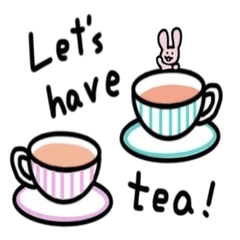 手繪飲料 英文&兔子版