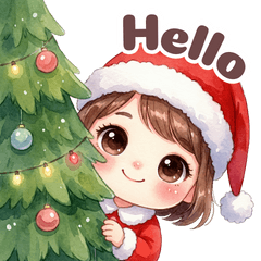Cutie Christmas Girl