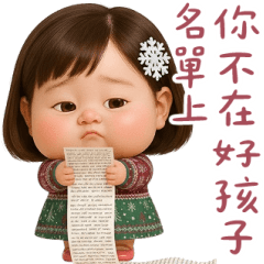 佳佑小妹妹度佳節 大貼圖