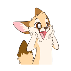 Fennek fox friend sticker pack 1
