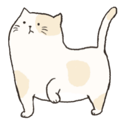 Chubby Rice Cat
