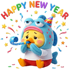 GrumpyDuck BlueFish : Happy New Year