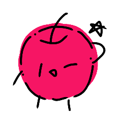 生意気のリンゴ日常スタンプ2