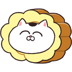 Cat sticker"Neko-chan" newyear & Xmas