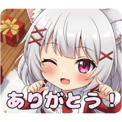 しろみサンタスタンプ