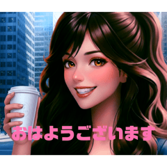 ニャン子スタンプ挨拶7