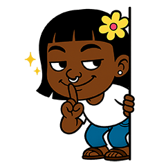Winky Sparkly Girl: Daily Stickers