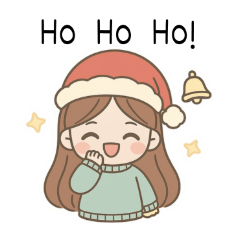 Minty Cute Christmas & New Year Stickers