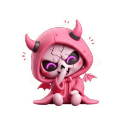 Super Cute Chibi Grim Reaper Sends Y