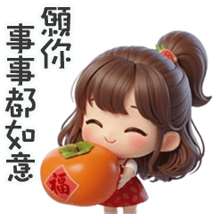 馬尾小妹馬年事事如意