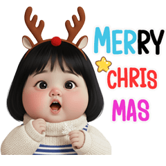 Christmas sticker so cute