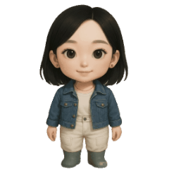 可愛女孩表情貼1