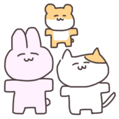 The relaxed daily life of a cutie trio