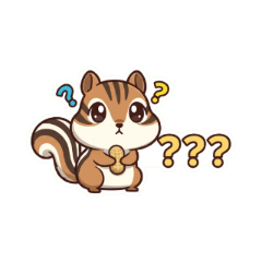 可愛小松鼠貼圖(1)