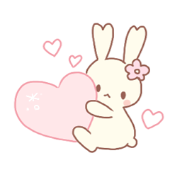 Cute Small rabbit sticker