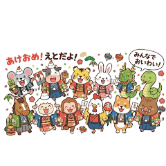 New Year Zodiac Stickers