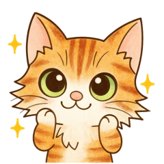 Kinako Cat with Yellow Headphones