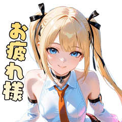 Too Cute to Be Innocent Blonde Twin-Tail