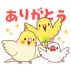 Opichi Channel Cute Bird Stickers