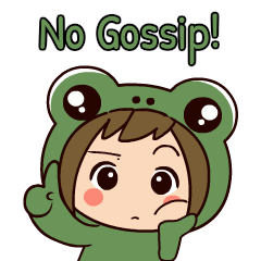 Froggy Girl : Animated Stickers