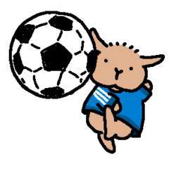 Lop ear rabbit Bi-chan Sports stamp