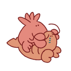 loose baby king crab sticker