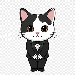 Komugi Butler Cat Business Ver.2