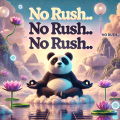 慵懶熊貓的瑜伽日常