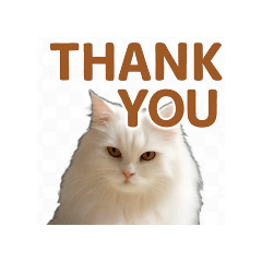 white cat stickers33