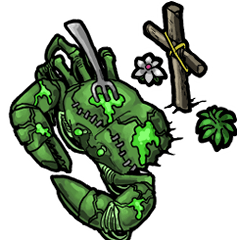 アンデッド動く⚰️カニゾンビ