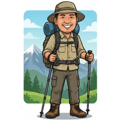 Nest walked through the forest.