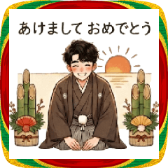 ビジネスマンの、スタンプ３