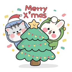 Cat Cute Gang : Merry Christmas!