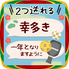 ピックルボール1度に２つ送れる‼年末年始27